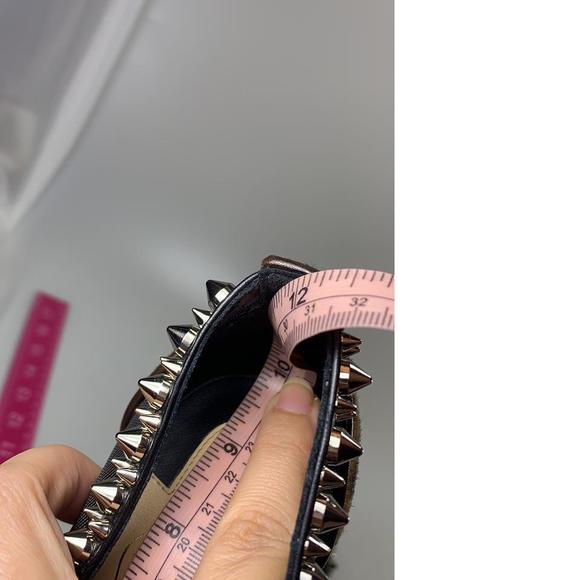 Galativi 85mm Leopard Print Pony Spiked Mesh Pumps heels D576 - Picture 12 of 12